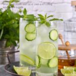 LUNA & MANTHA Highball Glasses Set of 6, 13oz Drinking Glasses Lead-Free Crystal Tall Water Glasses for Mojito, Tom Collins, Iced Tea, Gin & Tonics, Home Bar, Birthdays, Housewarming Gift, Clear